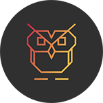 Logo de la chouette agence (format rond)